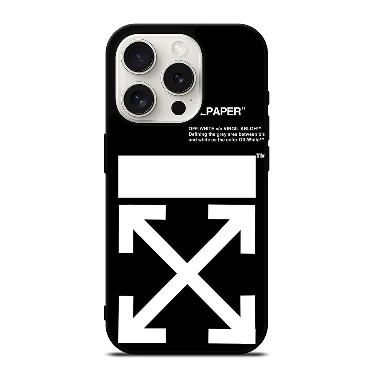 OFF WHITE iPhone 15 Pro Case